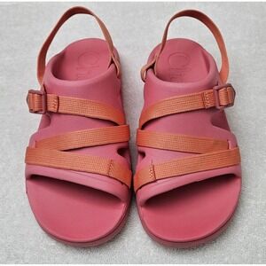 Chaco Chillos Sport Pink Big Kids Girl's Sandals‎ Size 6 Ankle Strap